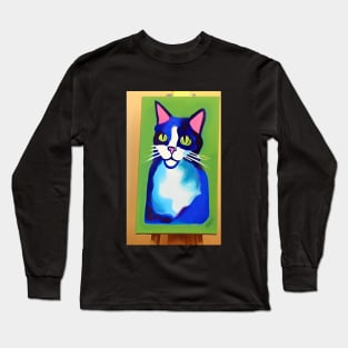 Cat portrait Long Sleeve T-Shirt
